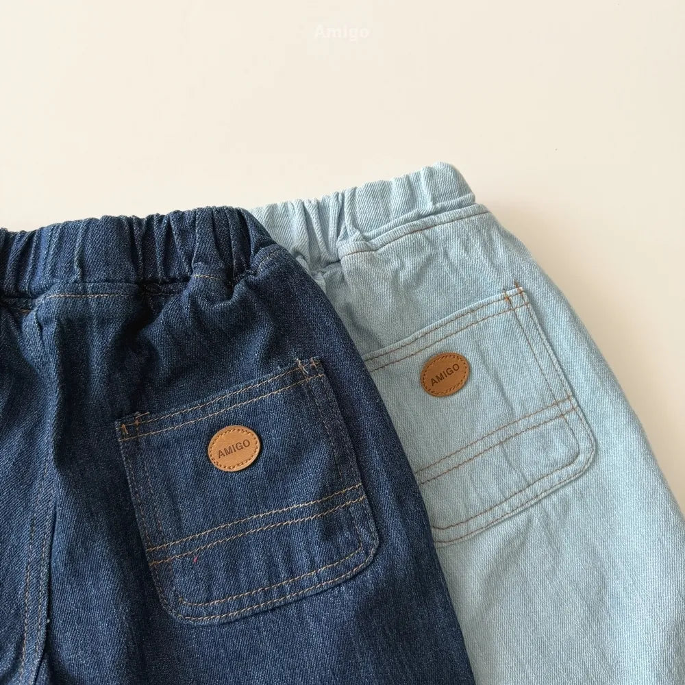 韓國童裝 26春 | AM45 Jump Denim Pants (80~120cm)