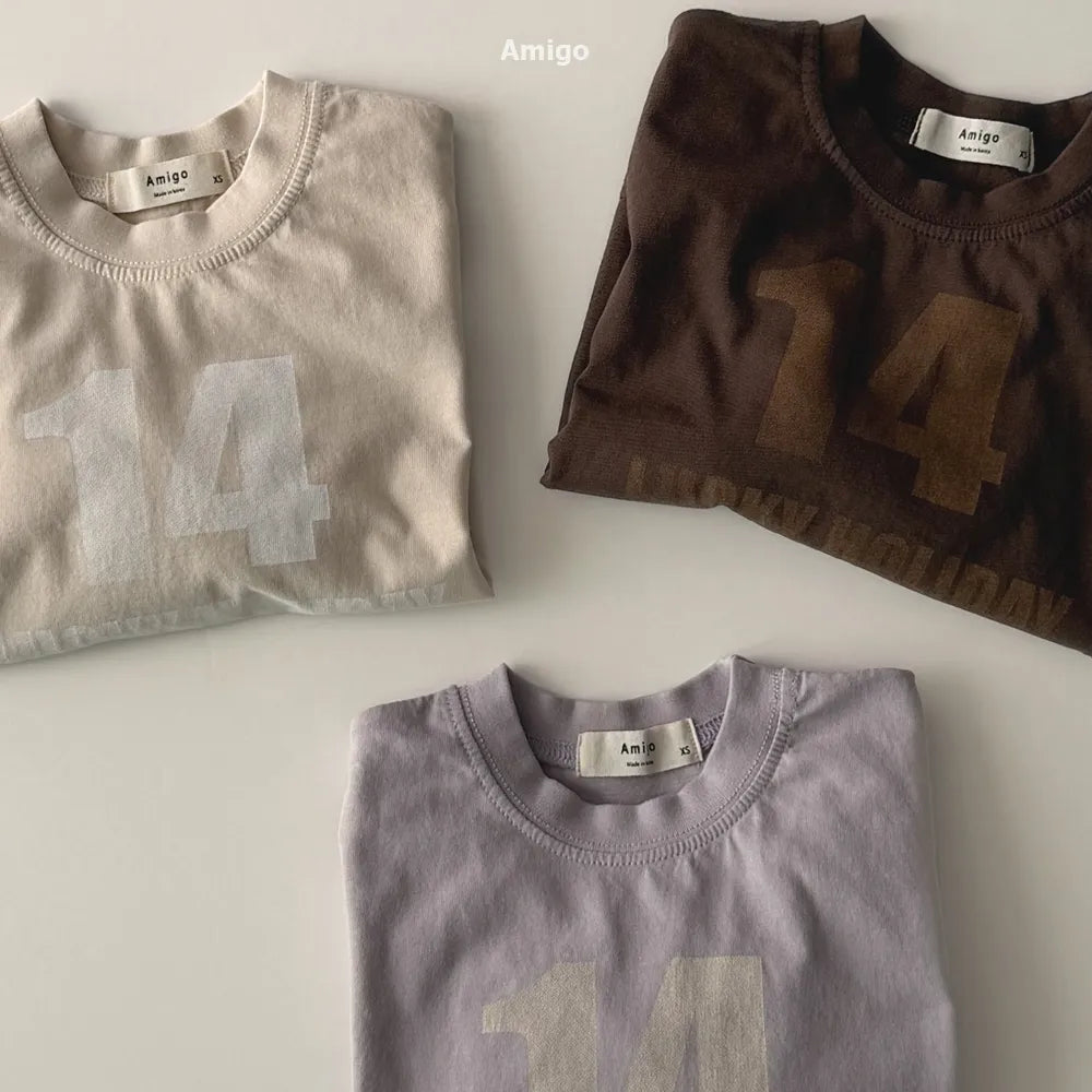 韓國童裝 26春 | AM09 Basic Tee (80~120cm)