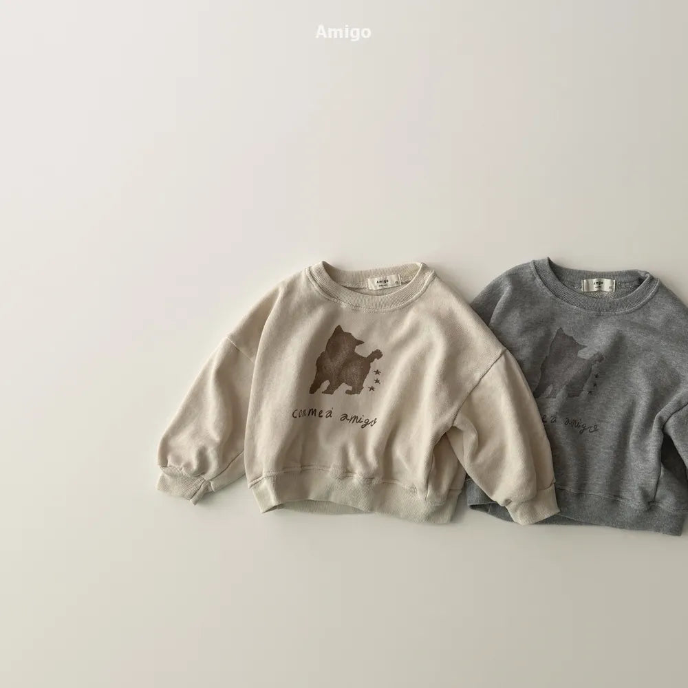 韓國童裝 26春 | AM04 Soft Cat Hoodie (80~120cm)