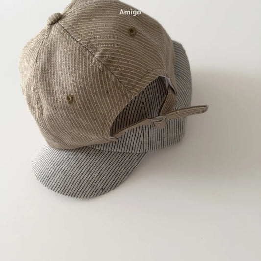 韓國童裝 26春 | AM53 Stripe Cap