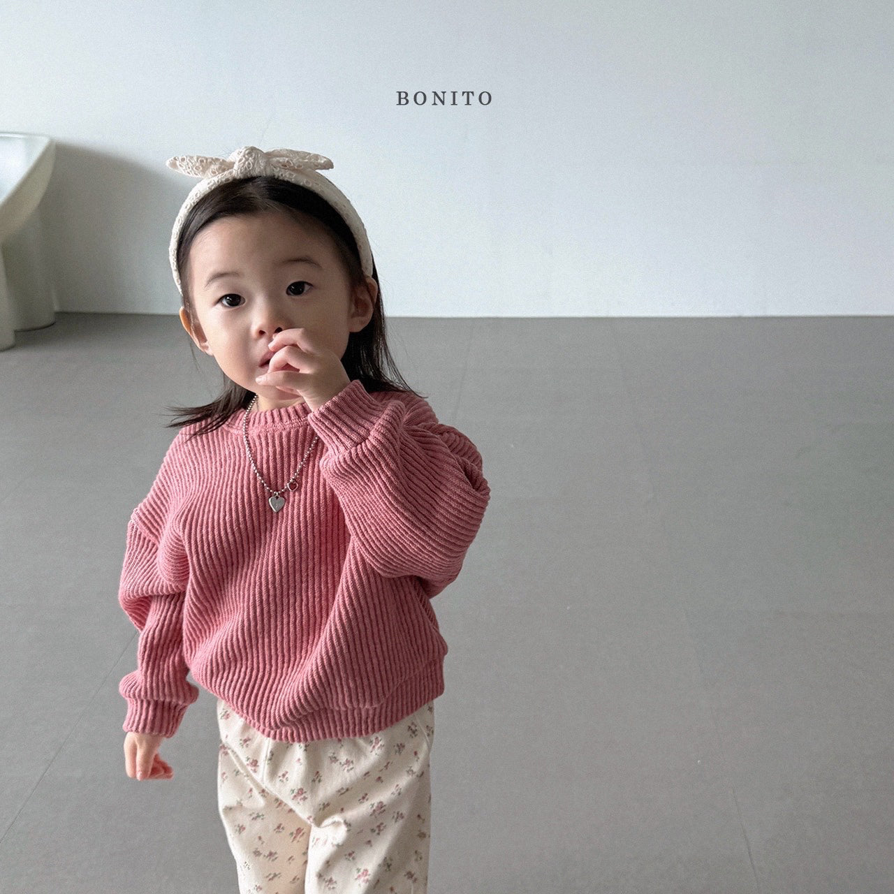 韓國童裝 25秋| BT25313 KNIT MTM (70-140CM)