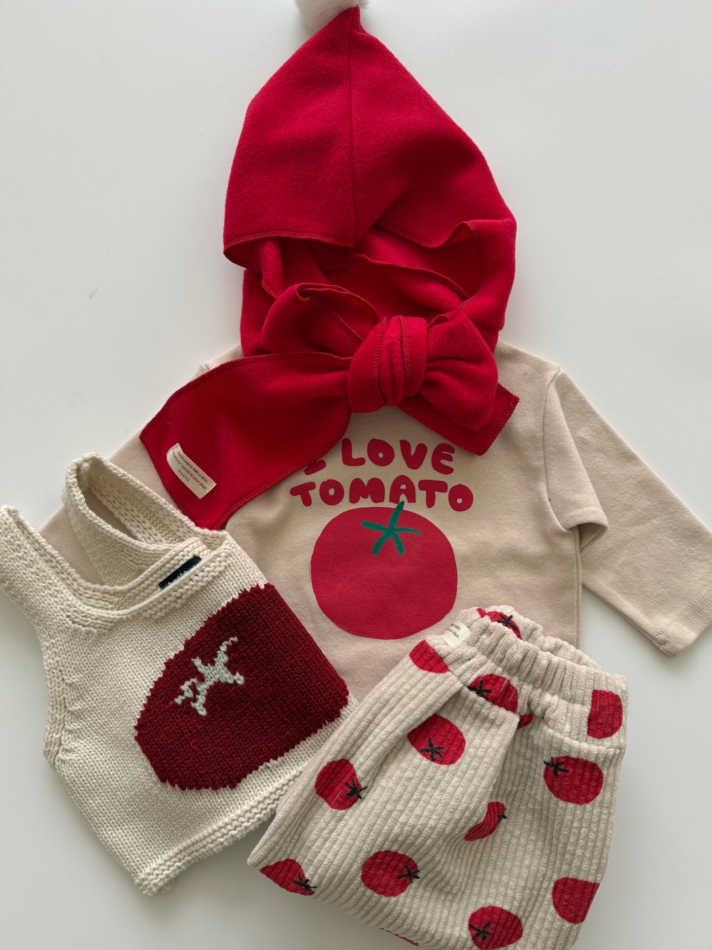 韓國童裝 25秋冬 | AO25570 Tomato Tee