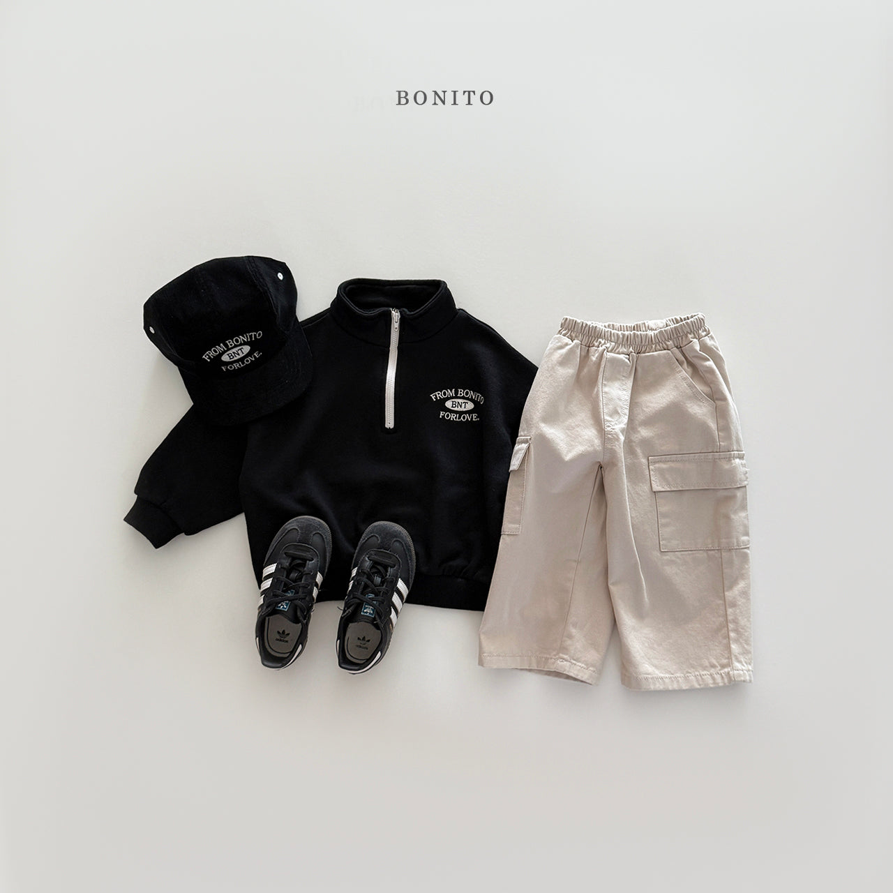 韓國童裝 25秋| BT25330 ZIP UP MTM (70-140CM)