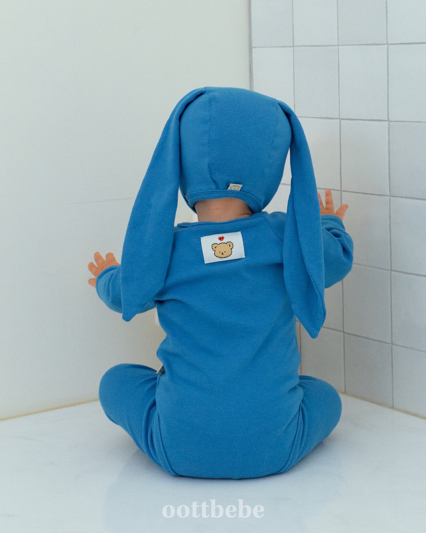 韓國童裝 | OT25312 Rainbow Bunny Bonnet