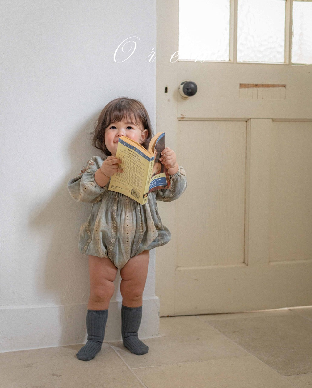 韓國童裝 25秋 | OR25332 Autumn Mellow Check Baby Suit