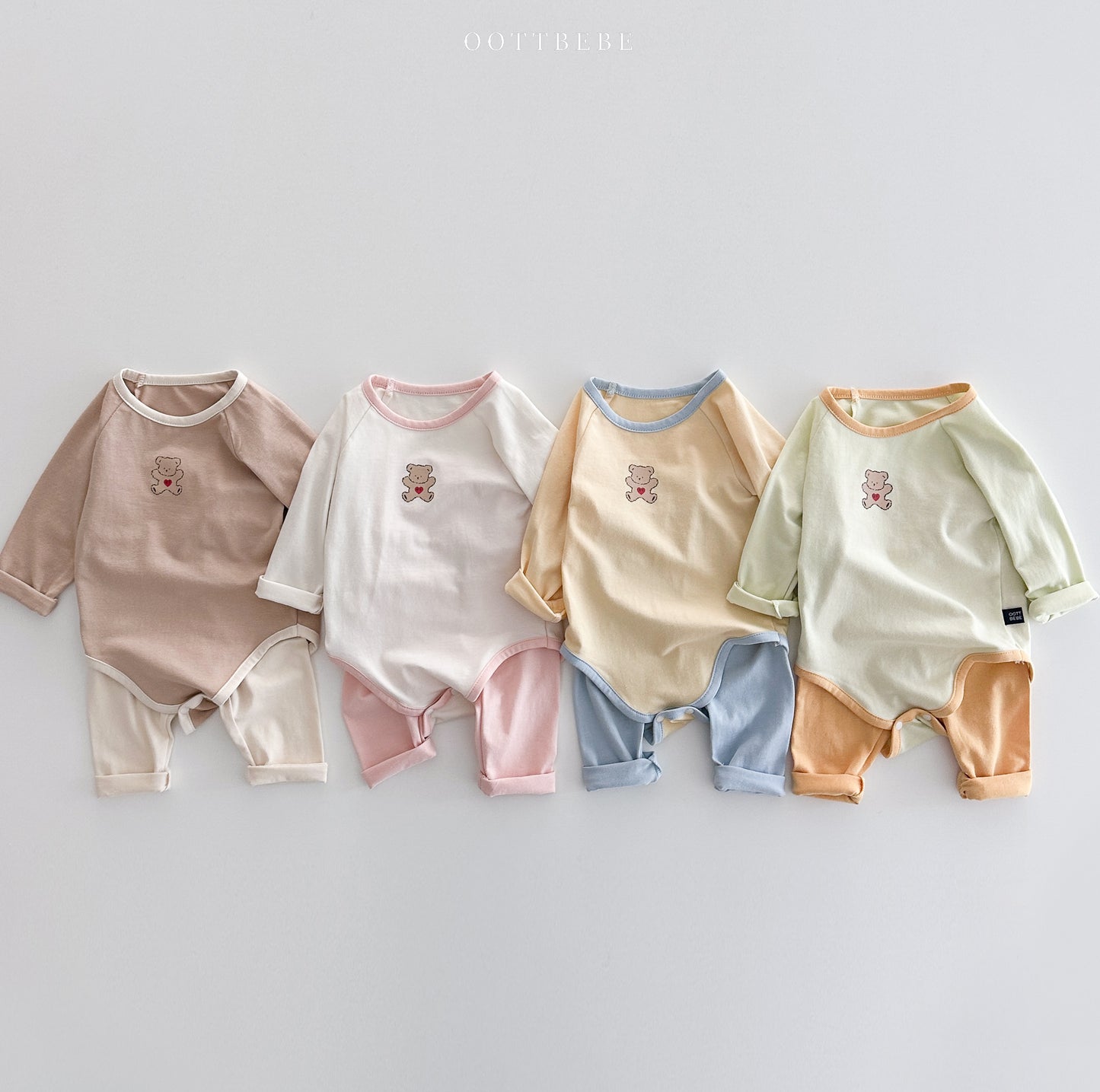 韓國童裝 | OT25104 OT Baby Suit with Leggings