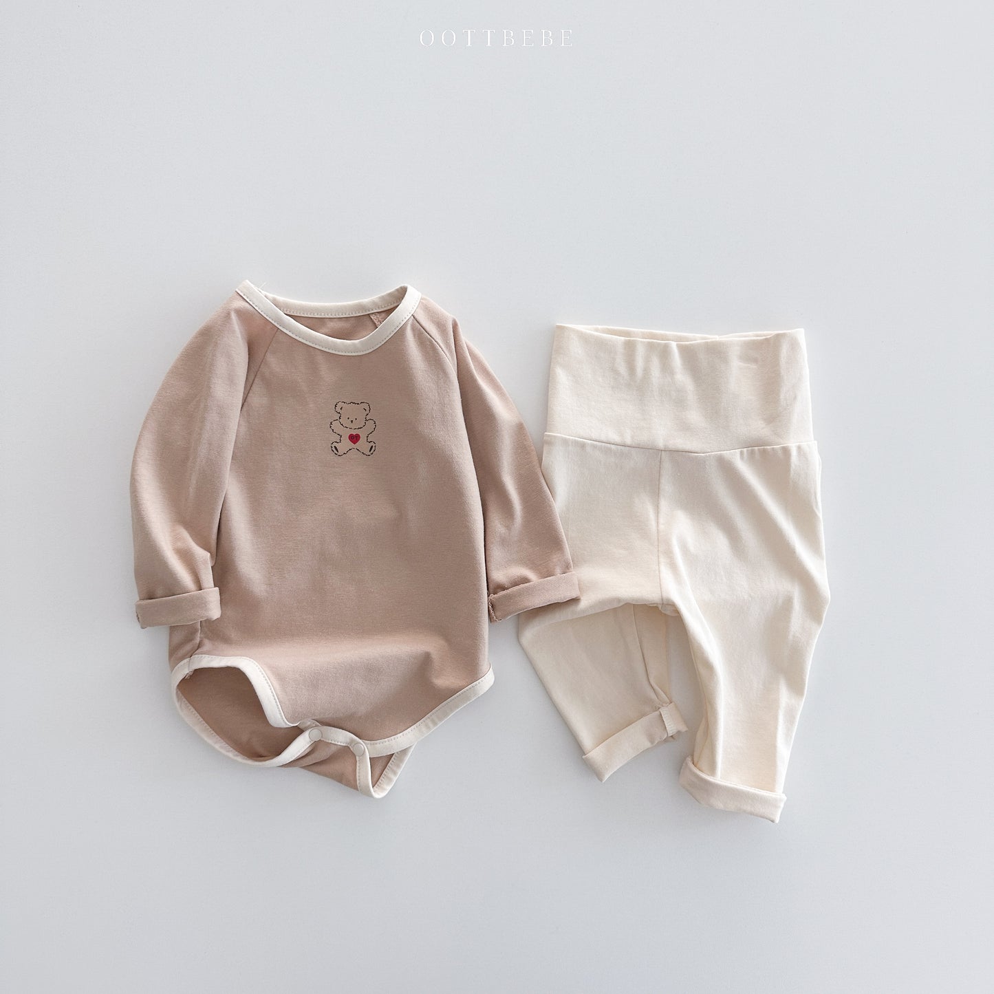 韓國童裝 | OT25104 OT Baby Suit with Leggings