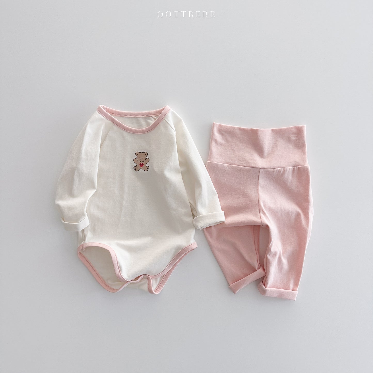 韓國童裝 | OT25104 OT Baby Suit with Leggings