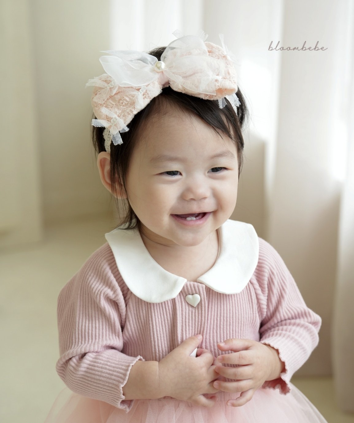 BL2302 ♡Organza Ribbon Hairband 超立體蝴蝶結頭帶 - FLO | FLOWERKKOCH