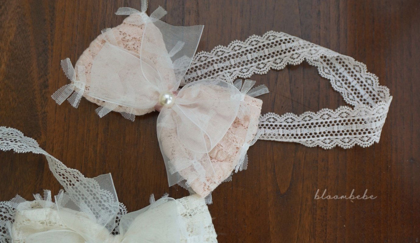 BL2302 ♡Organza Ribbon Hairband 超立體蝴蝶結頭帶 - FLO | FLOWERKKOCH