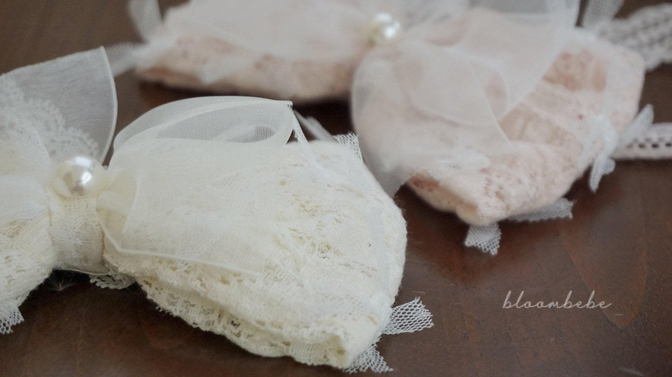 BL2302 ♡Organza Ribbon Hairband 超立體蝴蝶結頭帶 - FLO | FLOWERKKOCH