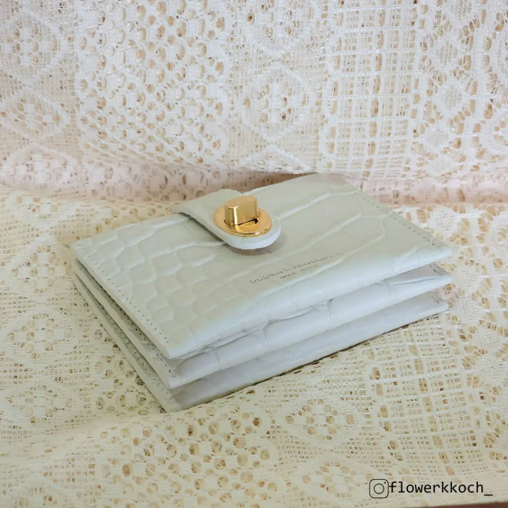 韓國真皮 | B&L Buckle Card Holder - FLO | FLOWERKKOCH