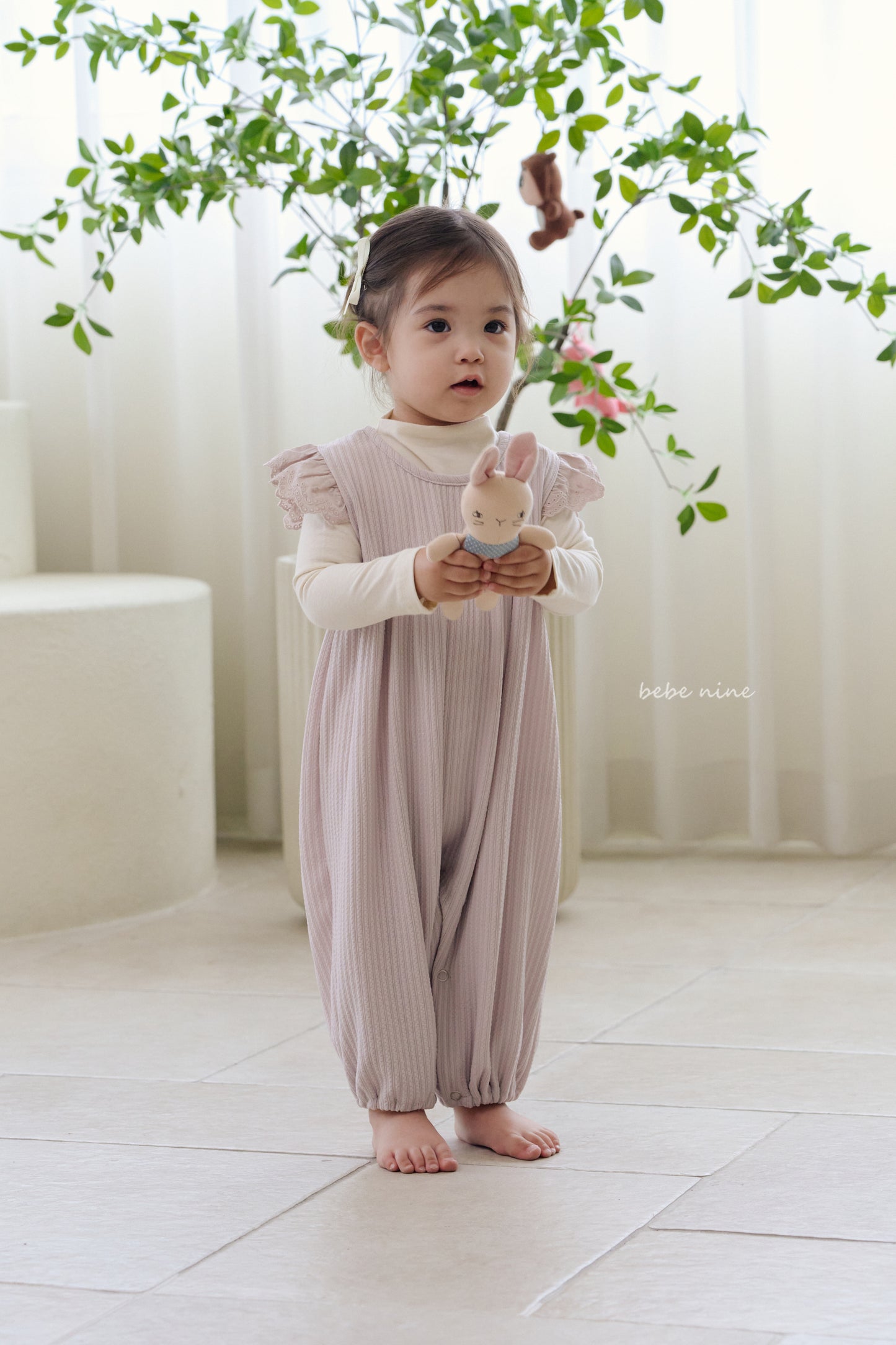 韓國童裝 25秋| BN25301 NINE ANGEL RIBBON SUIT