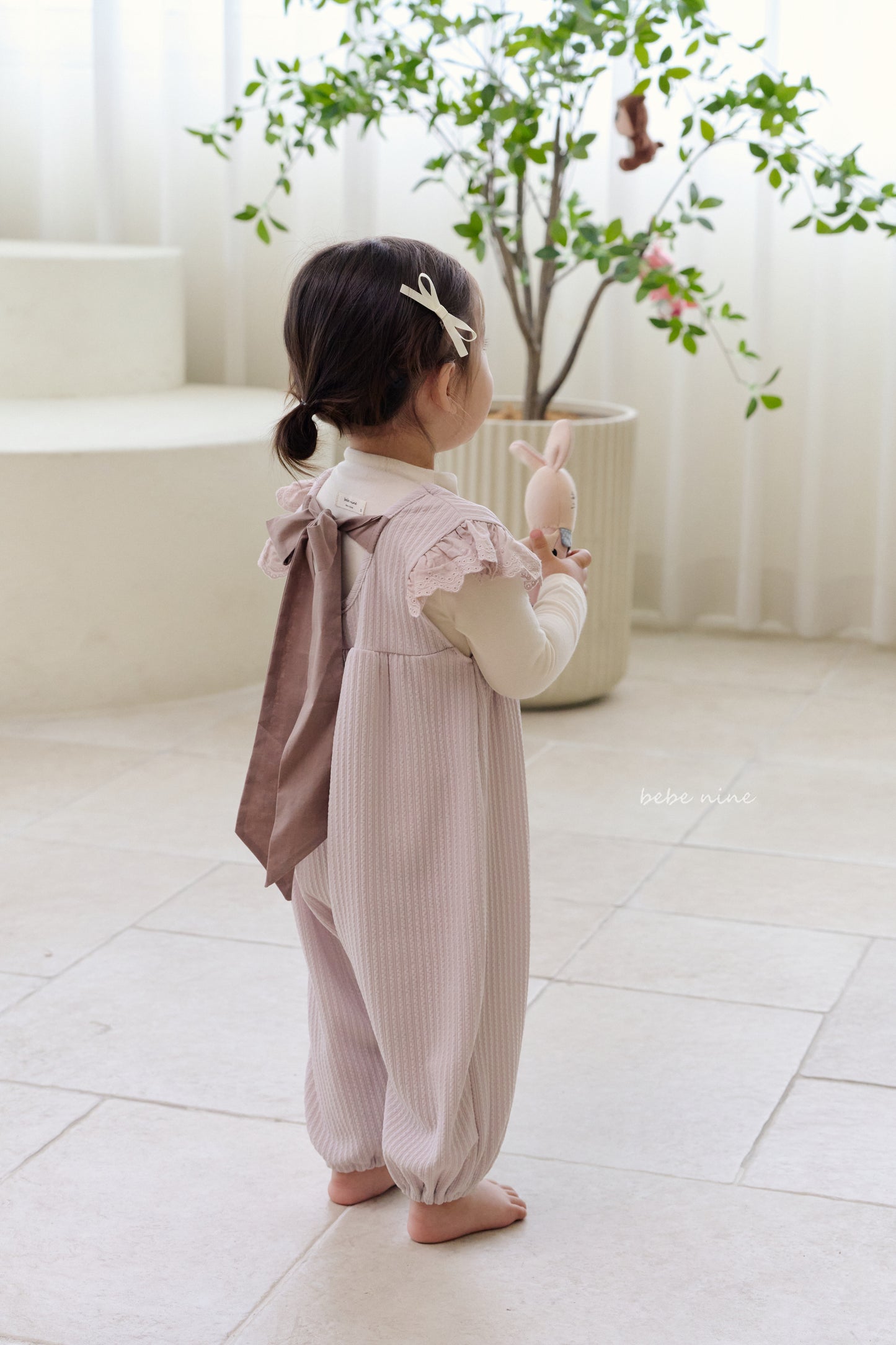 韓國童裝 25秋| BN25301 NINE ANGEL RIBBON SUIT