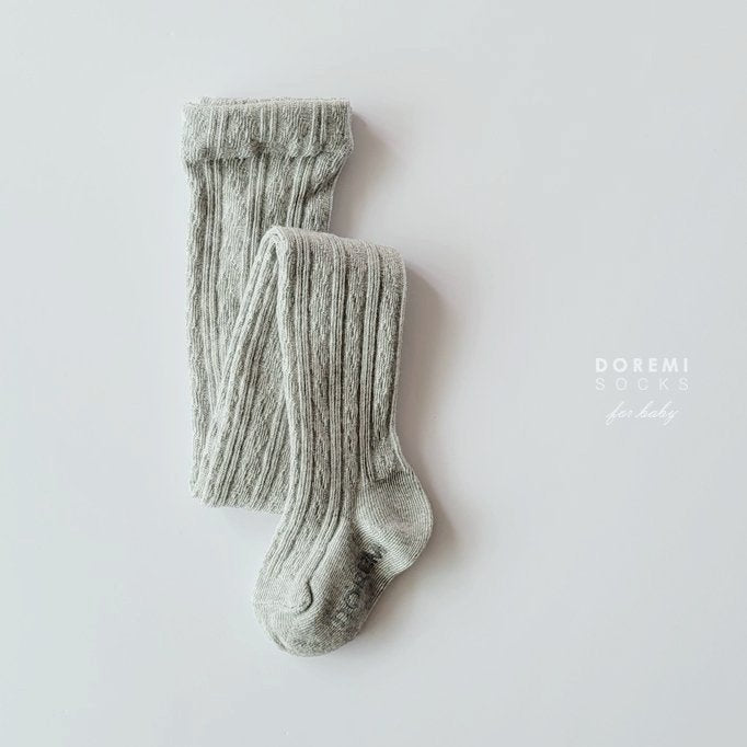 DOREMI SOCKS | Cable Tights 褲襪 (2組或之上減$10*) - FLO | FLOWERKKOCH