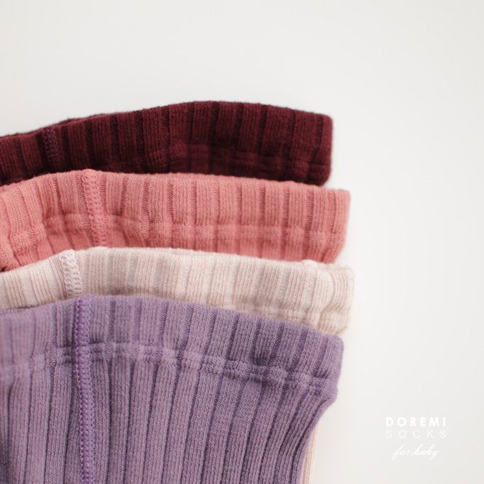 DOREMI SOCKS | Ribbed Tights 褲襪 2 (2組或之上減$10*) - FLO | FLOWERKKOCH