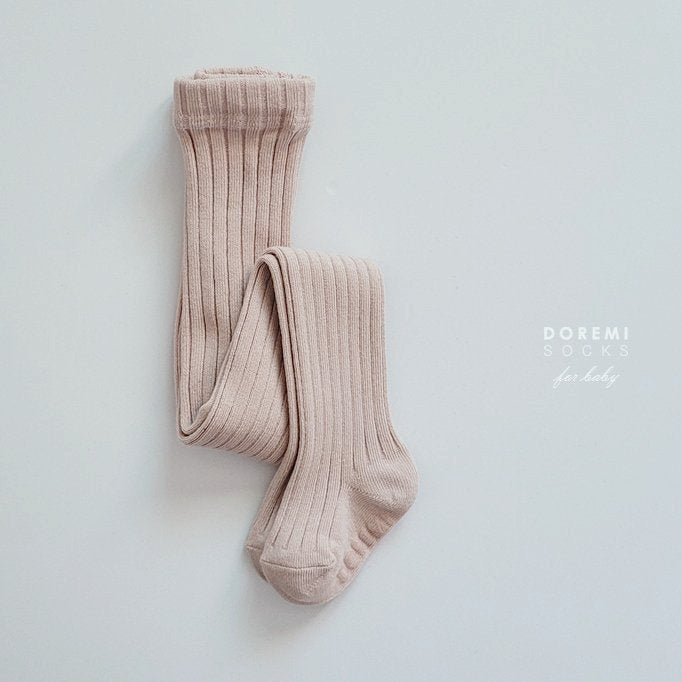 DOREMI SOCKS | Ribbed Tights 褲襪 2 (2組或之上減$10*) - FLO | FLOWERKKOCH