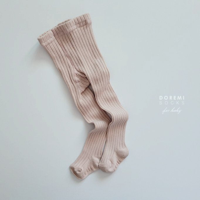 DOREMI SOCKS | Ribbed Tights 褲襪 2 (2組或之上減$10*) - FLO | FLOWERKKOCH