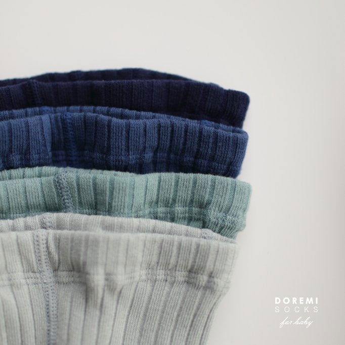 DOREMI SOCKS | Ribbed Tights 褲襪 2 (2組或之上減$10*) - FLO | FLOWERKKOCH