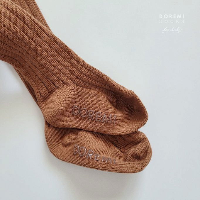 DOREMI SOCKS | Ribbed Tights 褲襪 3 (2組或之上減$10*) - FLO | FLOWERKKOCH