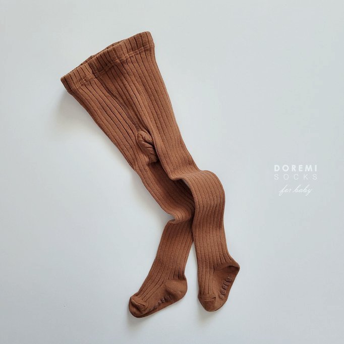 DOREMI SOCKS | Ribbed Tights 褲襪 3 (2組或之上減$10*) - FLO | FLOWERKKOCH