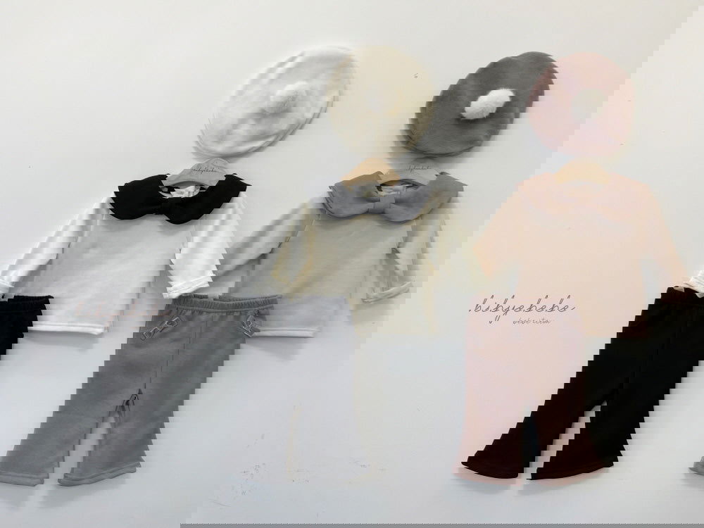 現貨▷ 韓國童裝 秋冬| Hibyebebe Ribbon Set (80/100) - FLO | FLOWERKKOCH