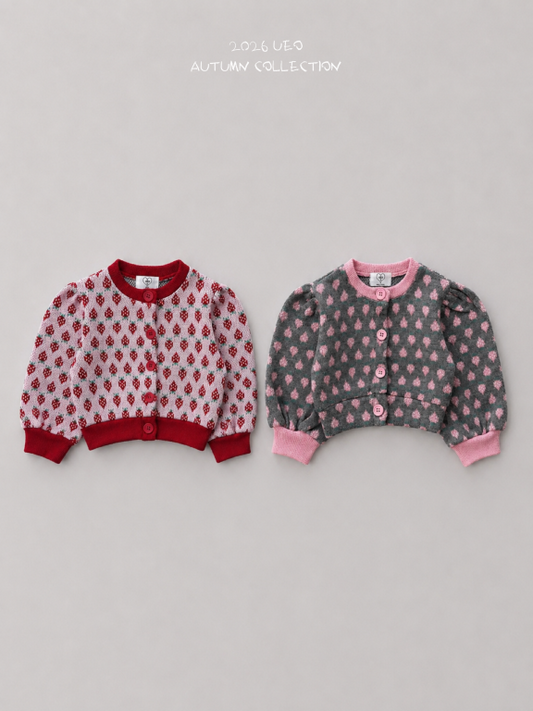韓國童裝 26秋| UE28 Mini Berry Cardigan 開衫 (90-130)