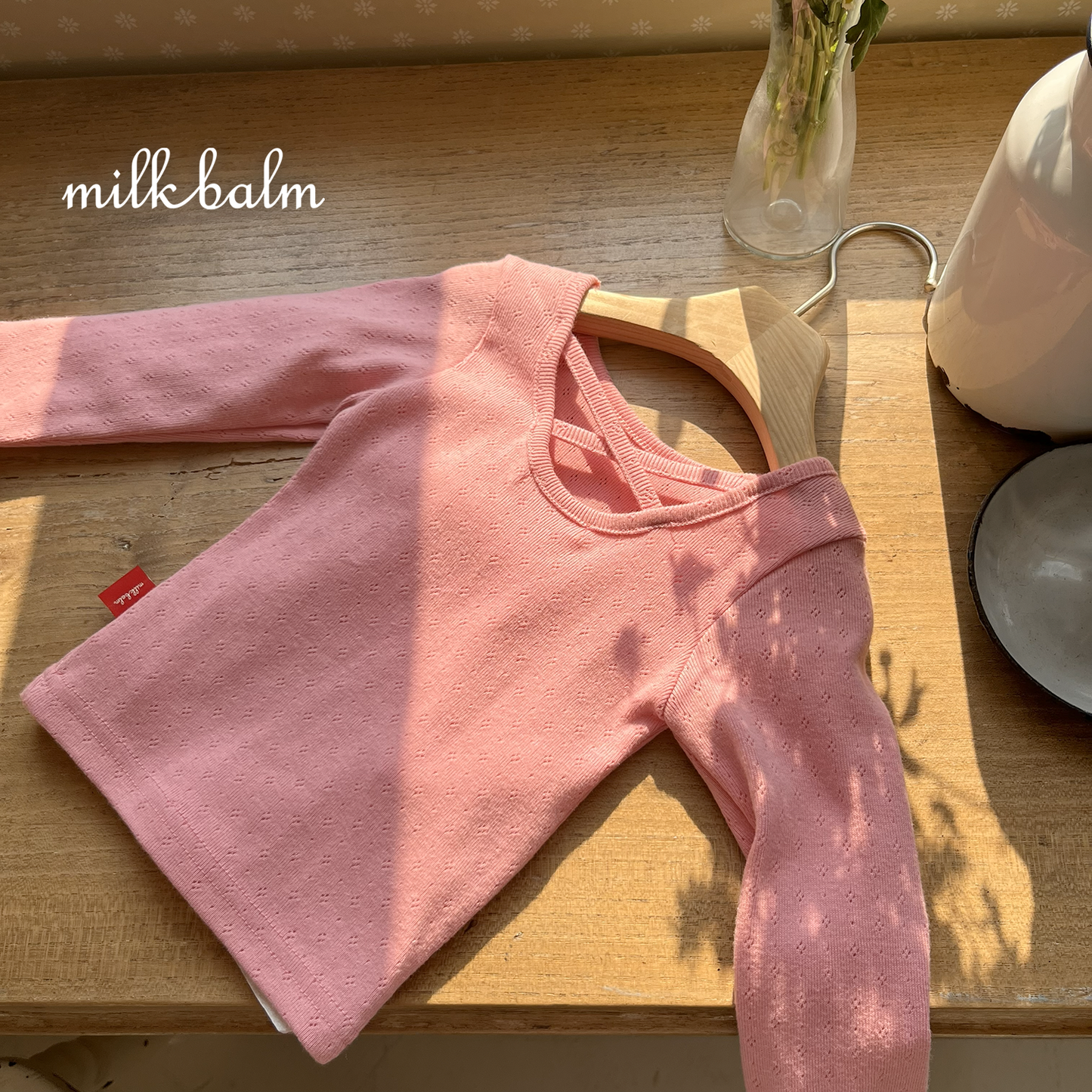 韓國童裝 26SS| MK19 Eyelet X-Tee (75-125cm)