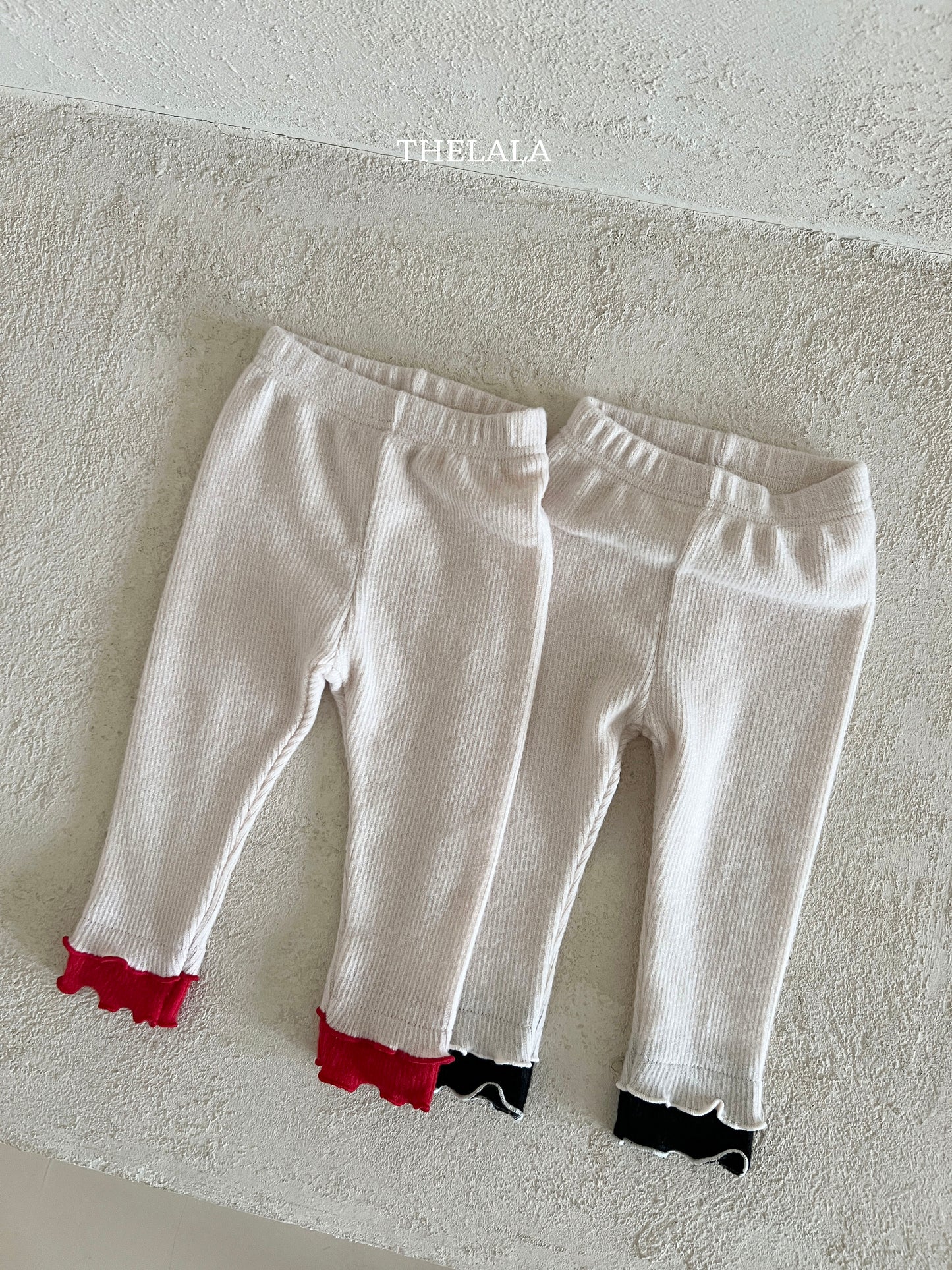 韓國童裝 25秋冬 | LA25444 2-tone Leggings (Baby & Kids)
