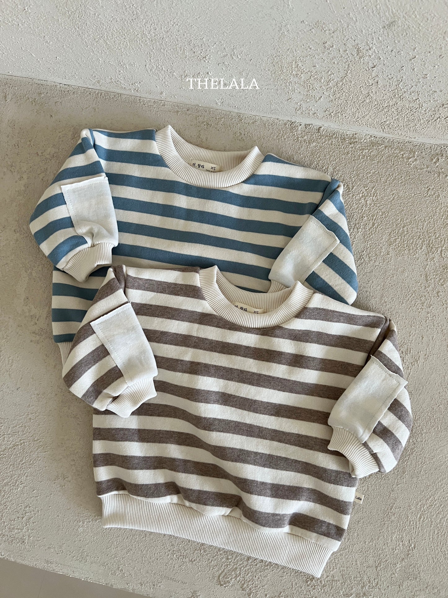 韓國童裝 25秋冬 | LA25426 Stripe MTM (Baby & Kids)
