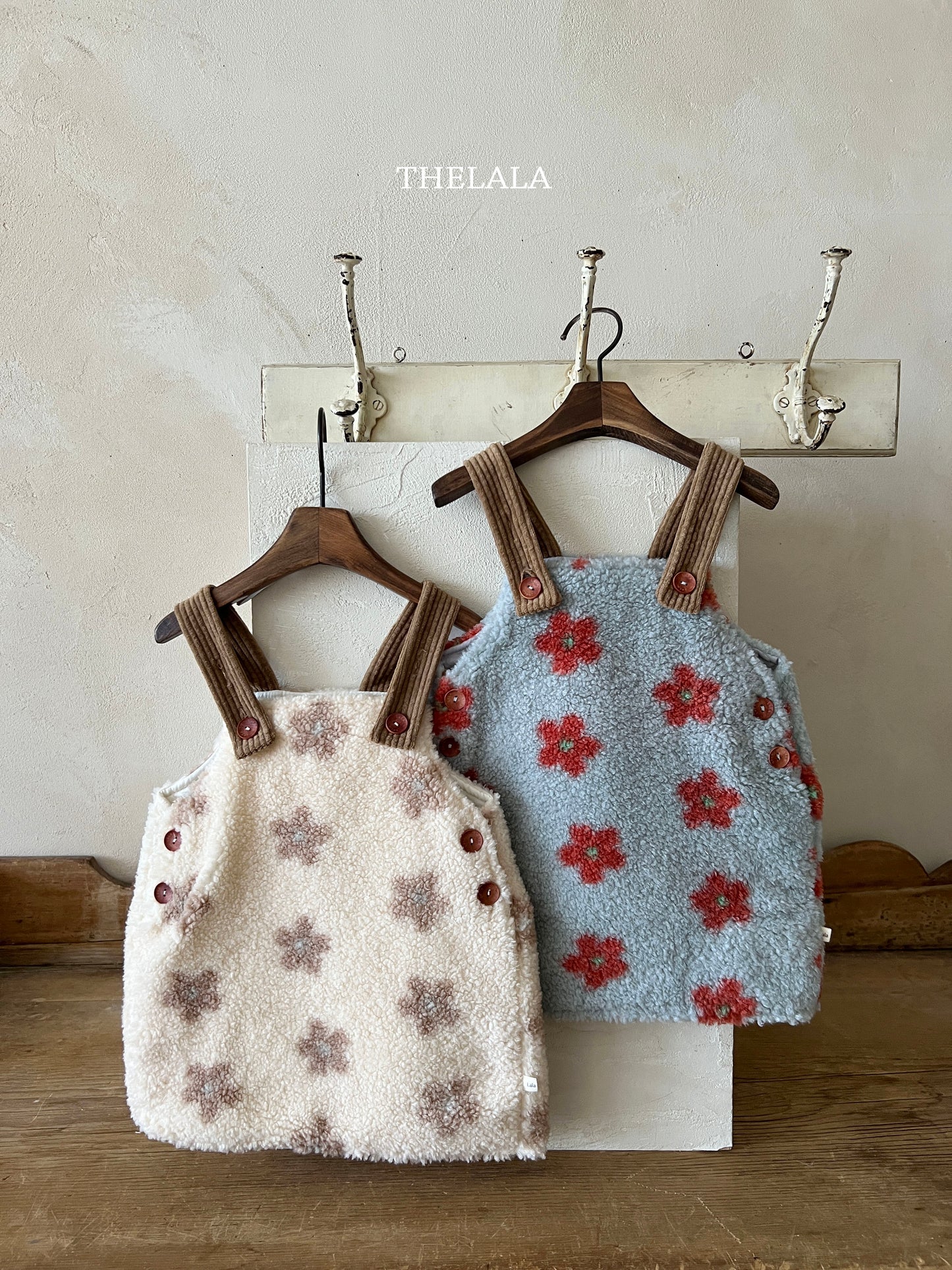 韓國童裝 25秋冬 | LA25414 Flower OPS (Baby & Kids)