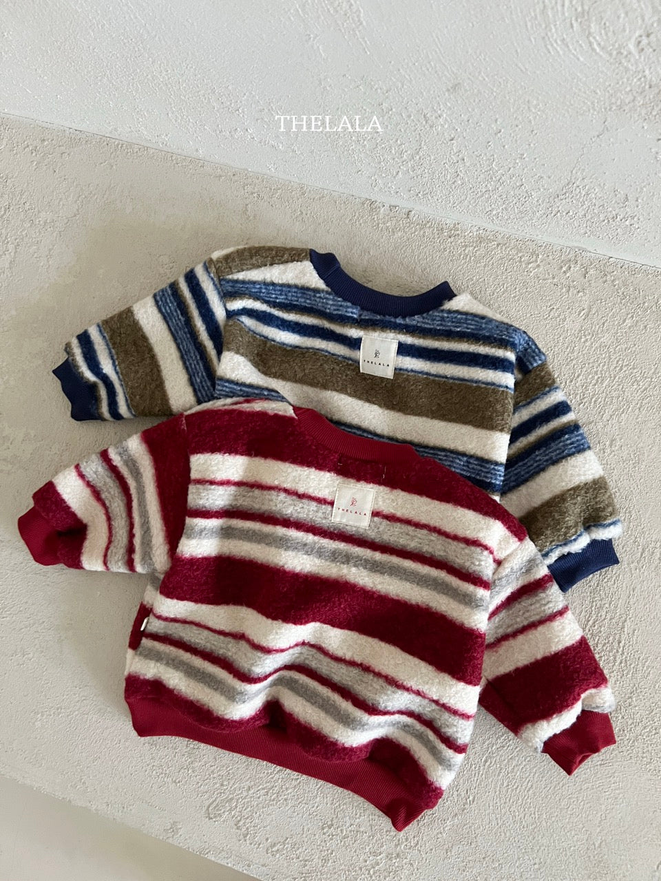 韓國童裝 25秋冬 | LA25422 Stripe MTM (Baby & Kids)