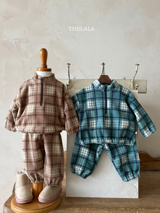 韓國童裝 25秋冬 | LA25452 Check Pants (Baby & Kids)