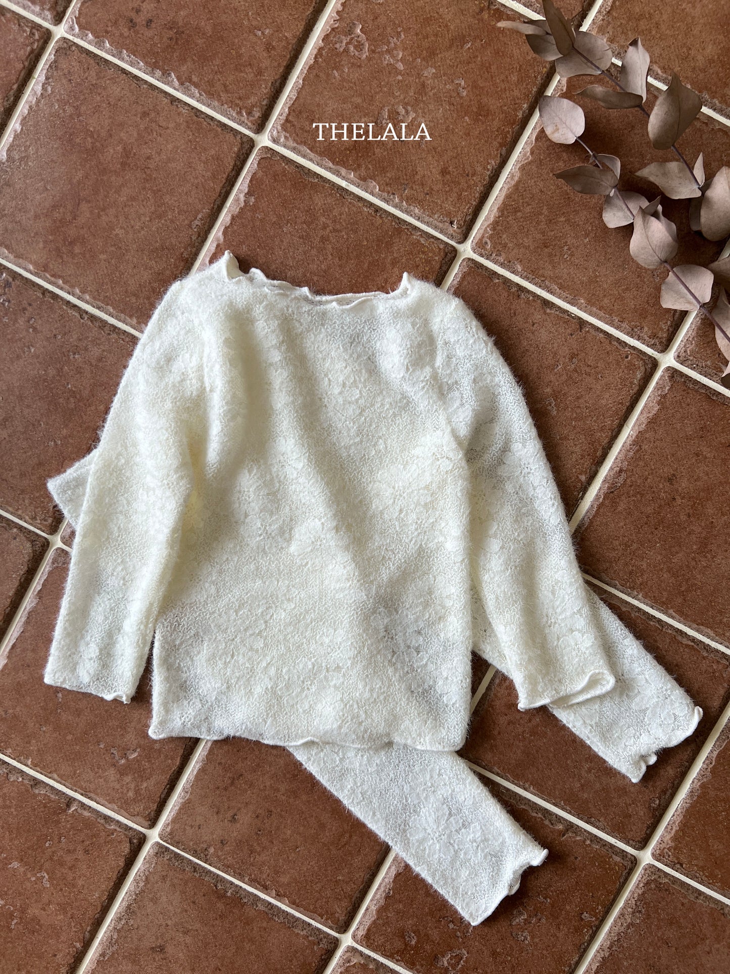 韓國童裝 25秋 | LA25349 Floral Top and Bottom Set (Baby and Kids)