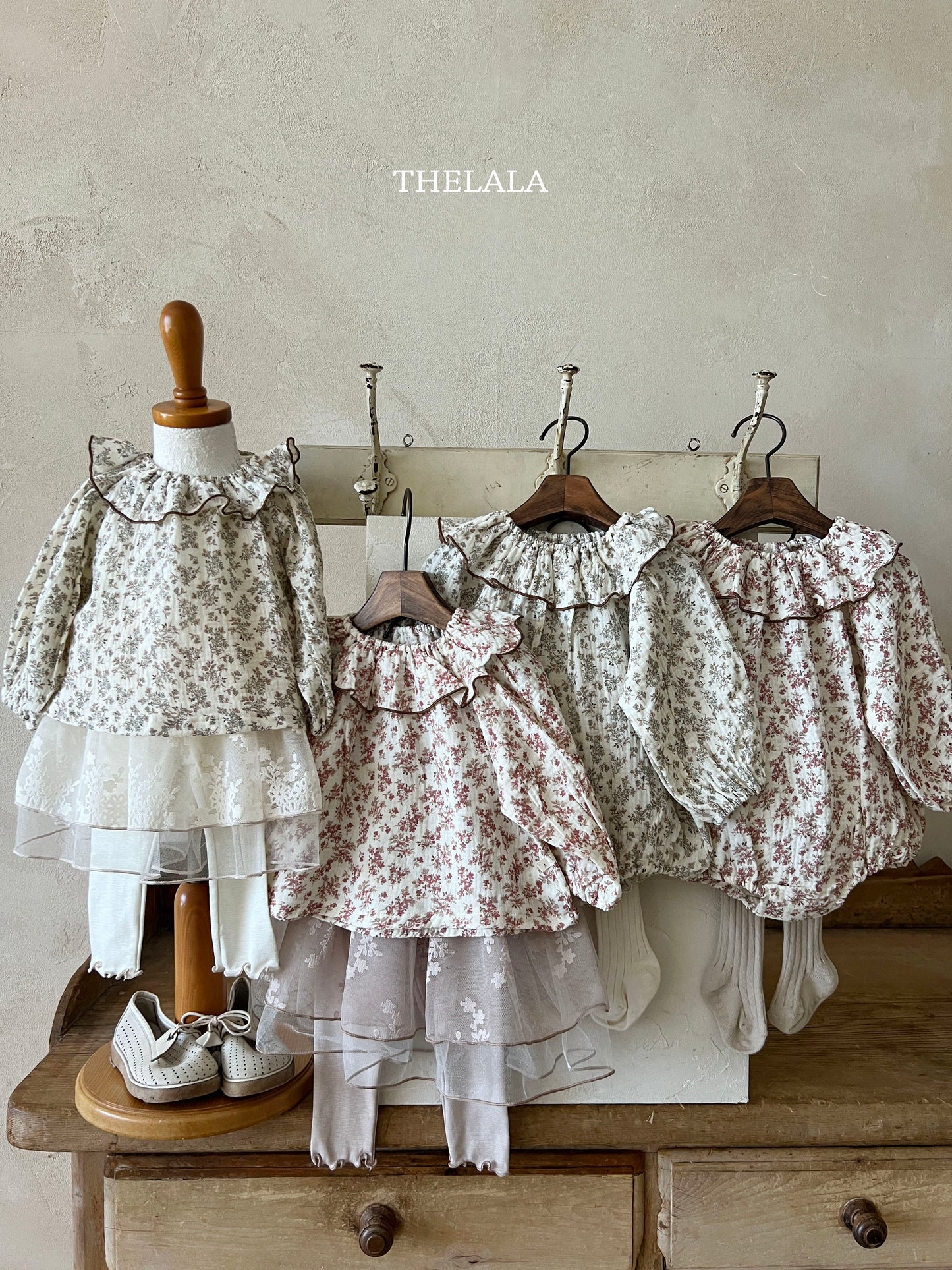 韓國童裝 25秋 | LA25322 Kids Blouse (Baby and Kids)