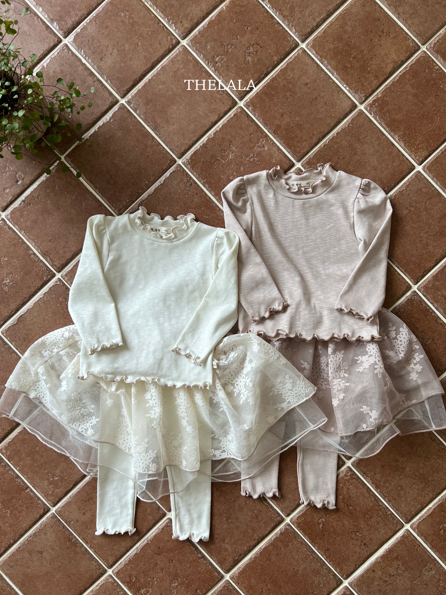 韓國童裝 25秋 | LA25344 Kids Skirt Leggings (Baby and Kids)