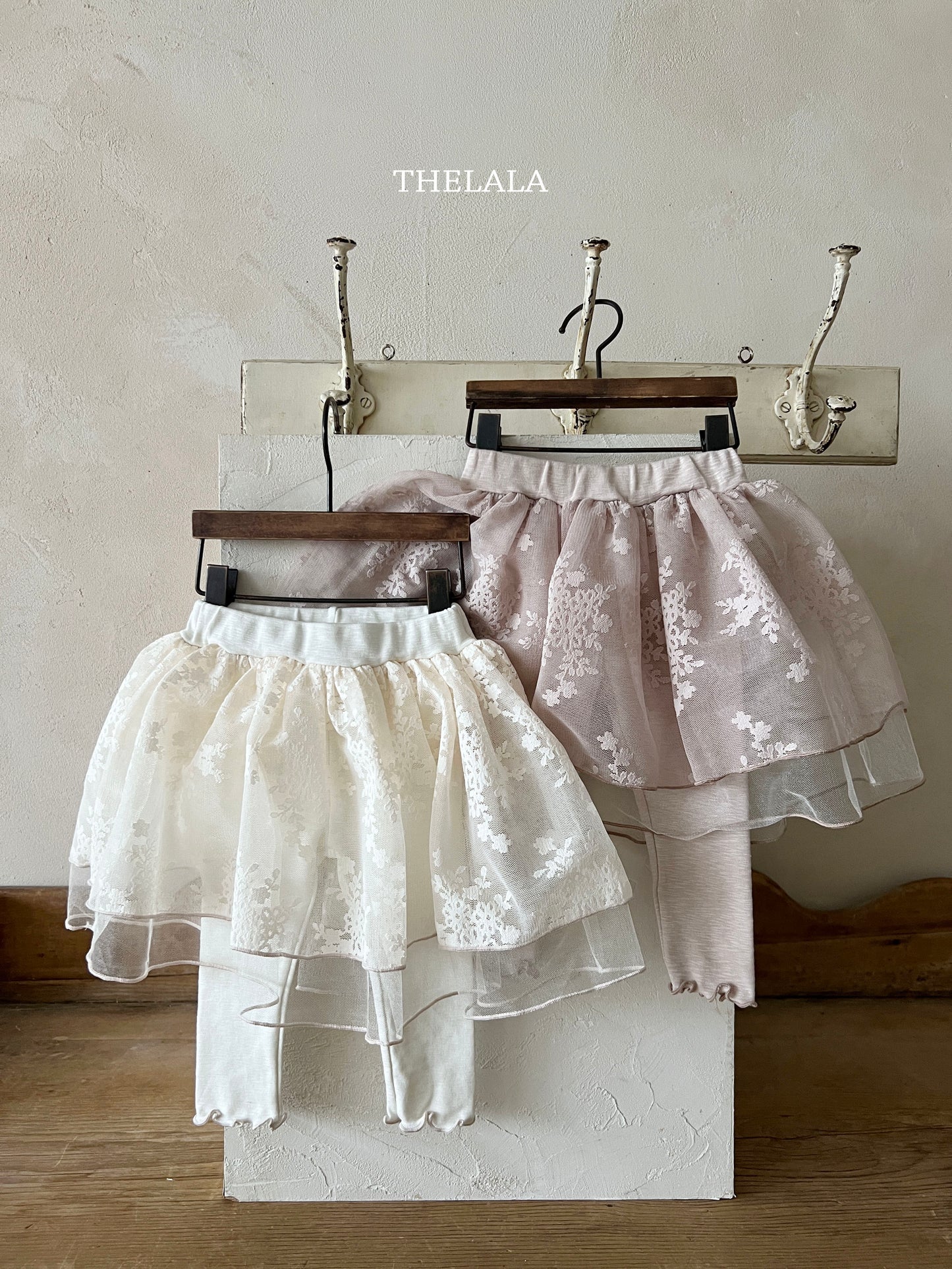 韓國童裝 25秋 | LA25344 Kids Skirt Leggings (Baby and Kids)