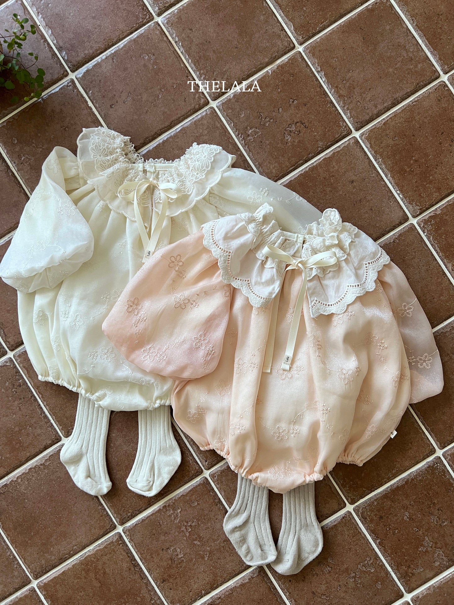 韓國童裝 25秋 | LA25356 Lace Collar (Baby and Kids)