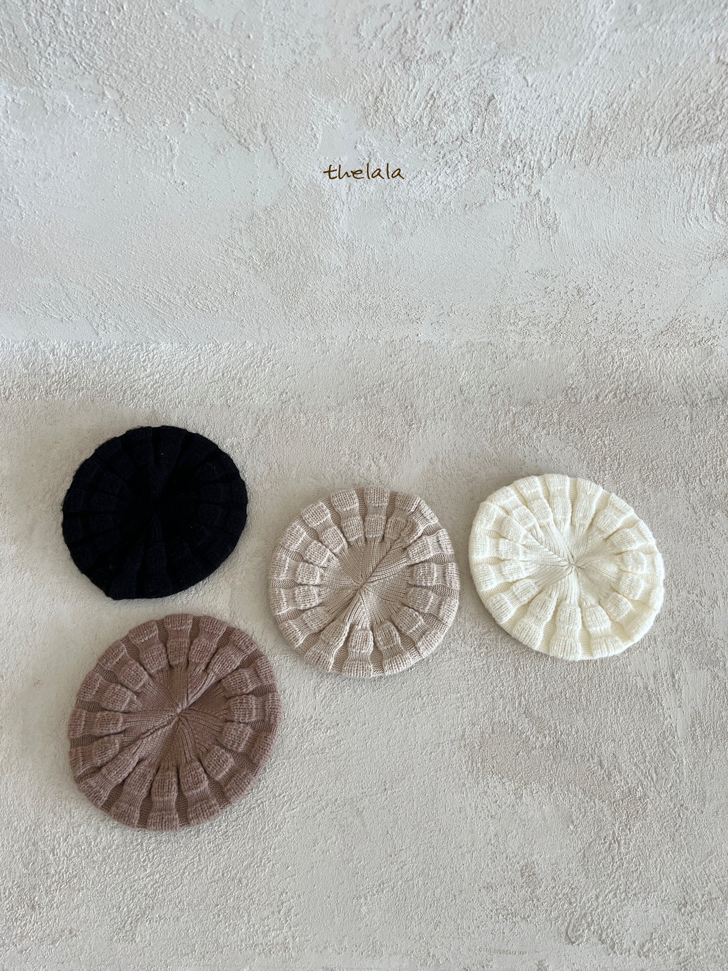 韓國童裝 25秋 | LA25354 Knit Beret (Baby and Kids)