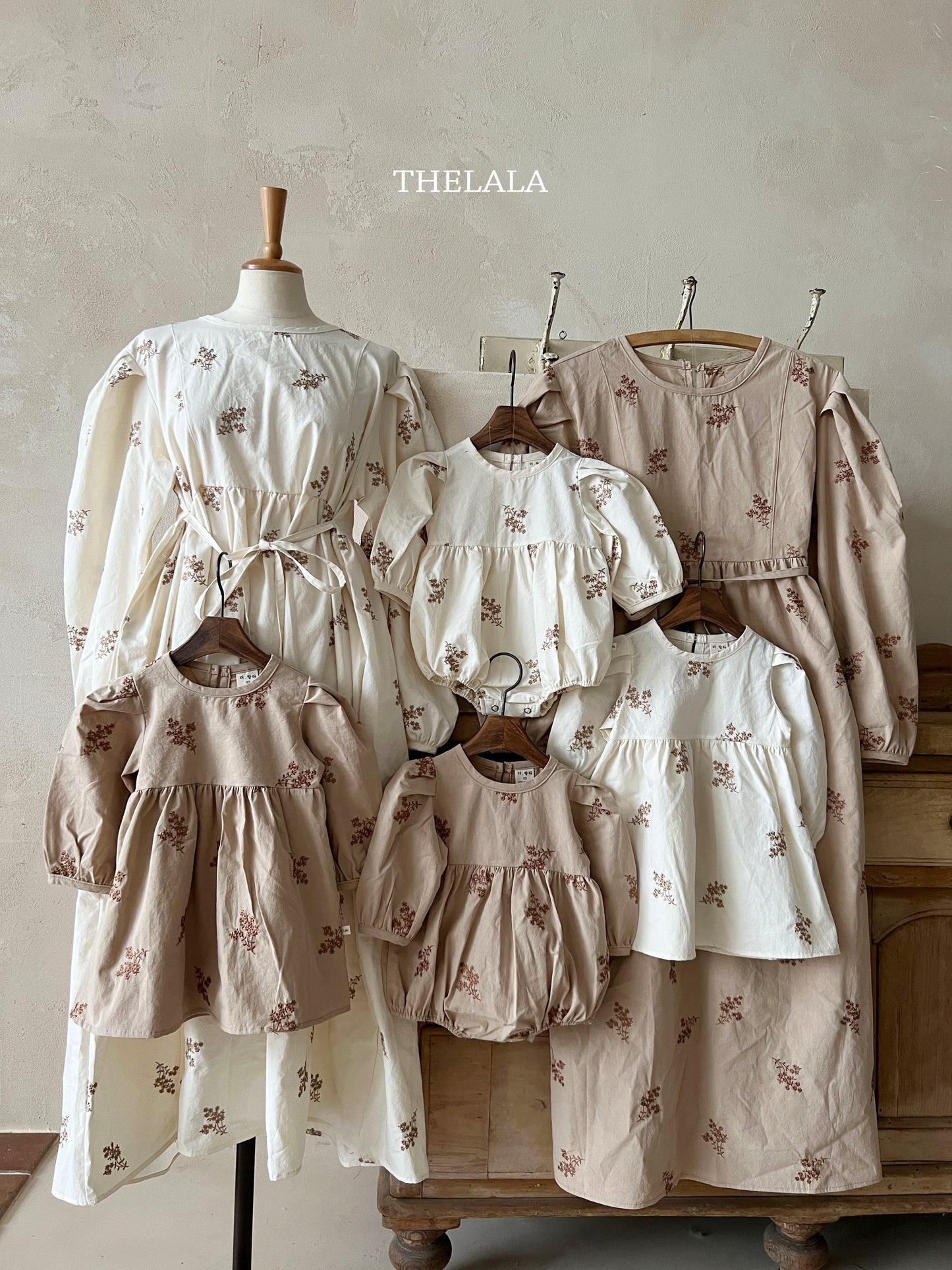 韓國童裝 25秋 | LA25313 Mom Dress