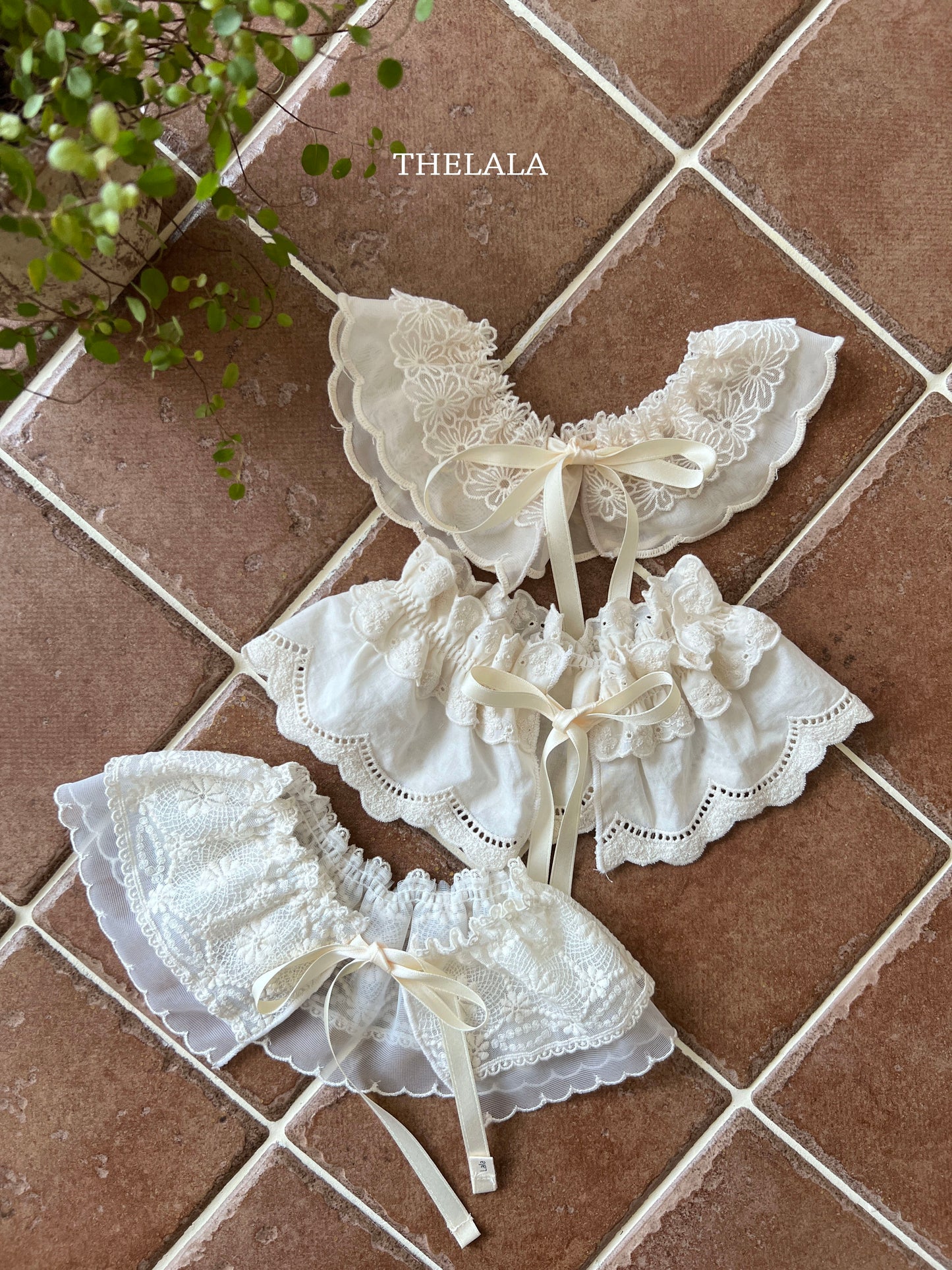 韓國童裝 25秋 | LA25356 Lace Collar (Baby and Kids)