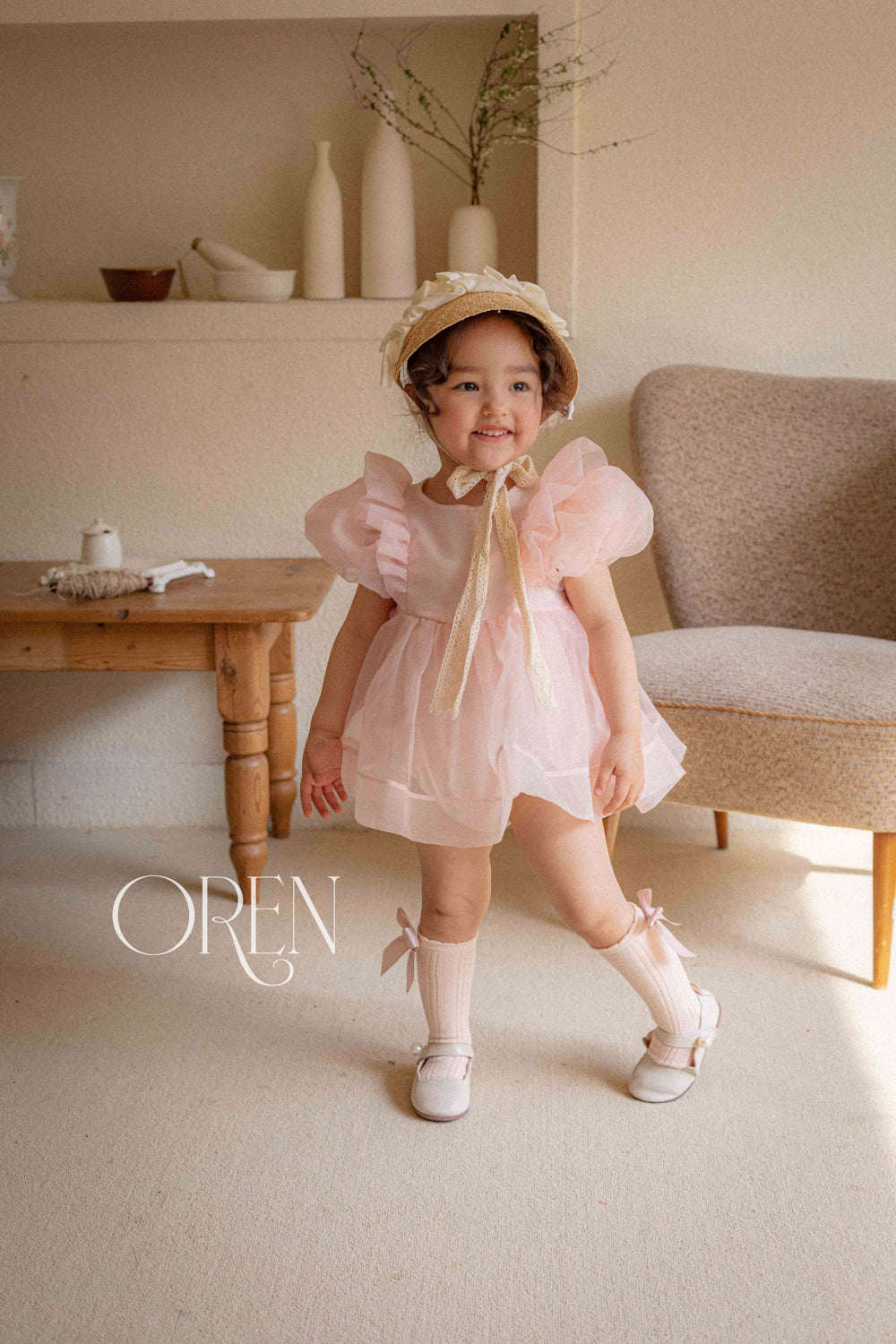 韓國童裝 25夏 | OR25221 ALOHA Bonnet (Baby & Kids) *MADE in China