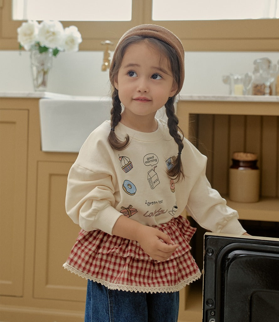 韓國童裝 25秋 | MN25302 Checkered Apron
