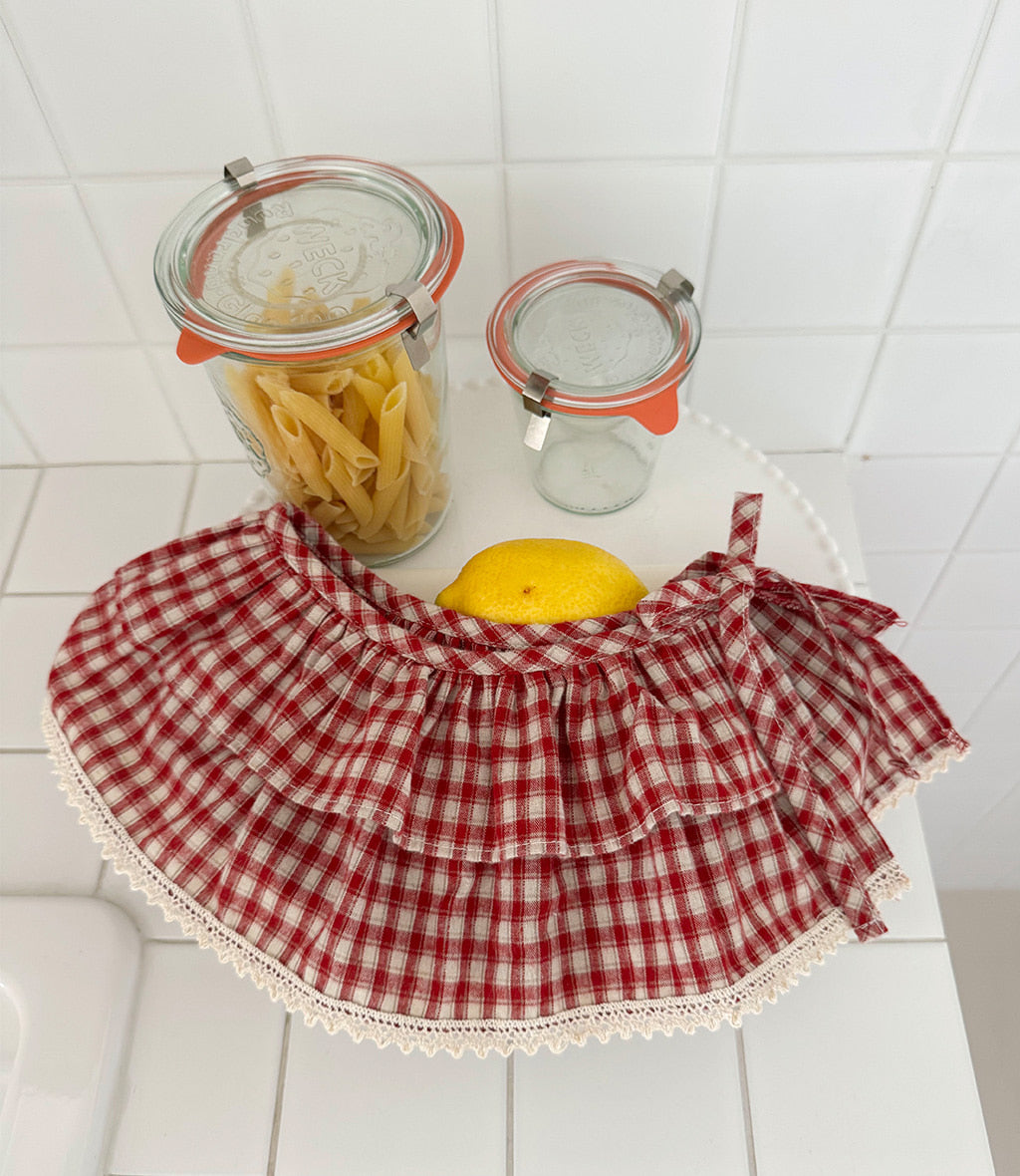 韓國童裝 25秋 | MN25302 Checkered Apron
