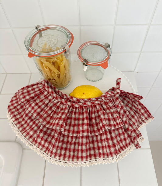 ้ๅ็ซฅ่ฃ 25็ง | MN25302 Checkered Apron