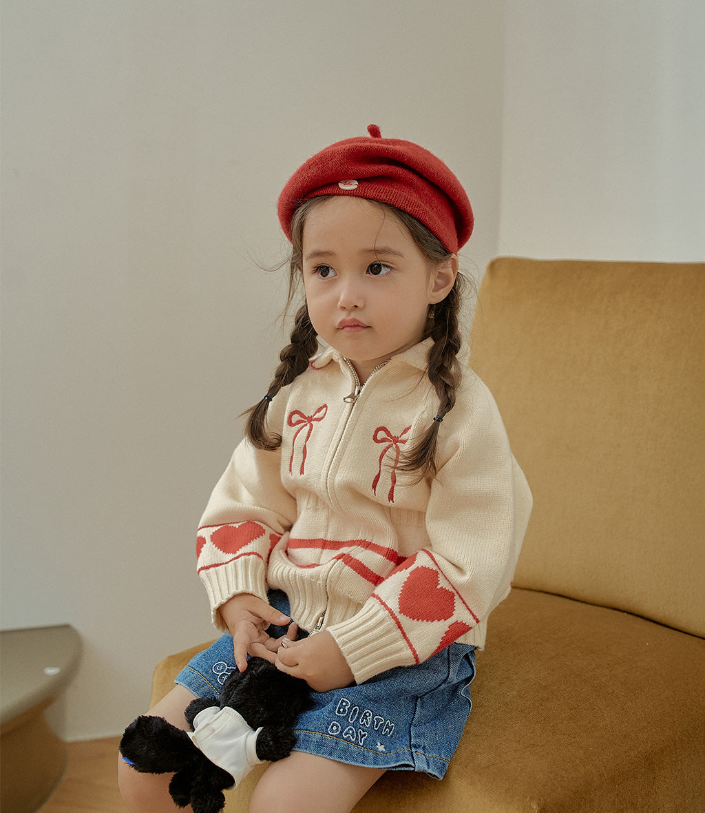 韓國童裝 25秋 | MN25308 Knit Outer (Made in China)