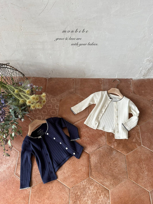 韓國童裝 25春| MB25106 MOMO KIDS CARDIGAN 親子裝