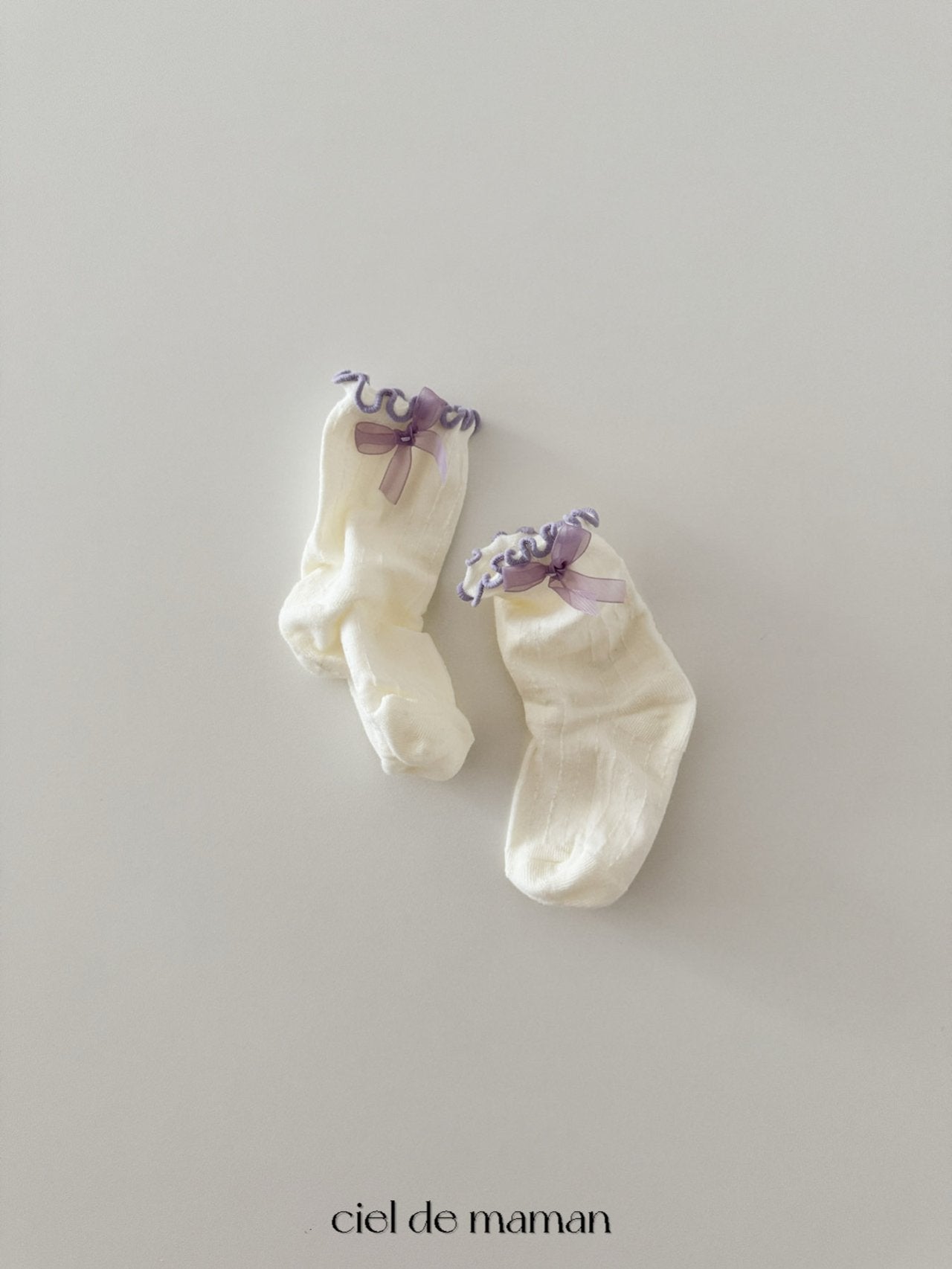 韓國童裝 25春 | CM25115 PURPLE SOCKS SET OF 3