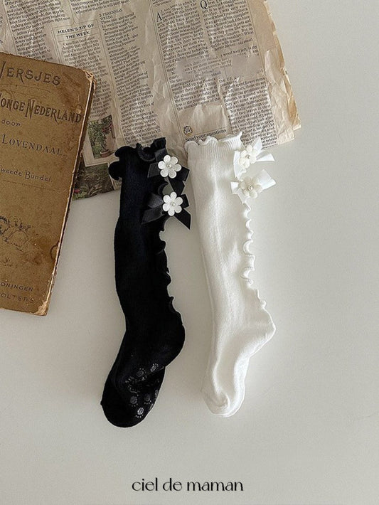 現貨▷ 韓國童裝 25春 | CM25117 FLOWER SOCKS