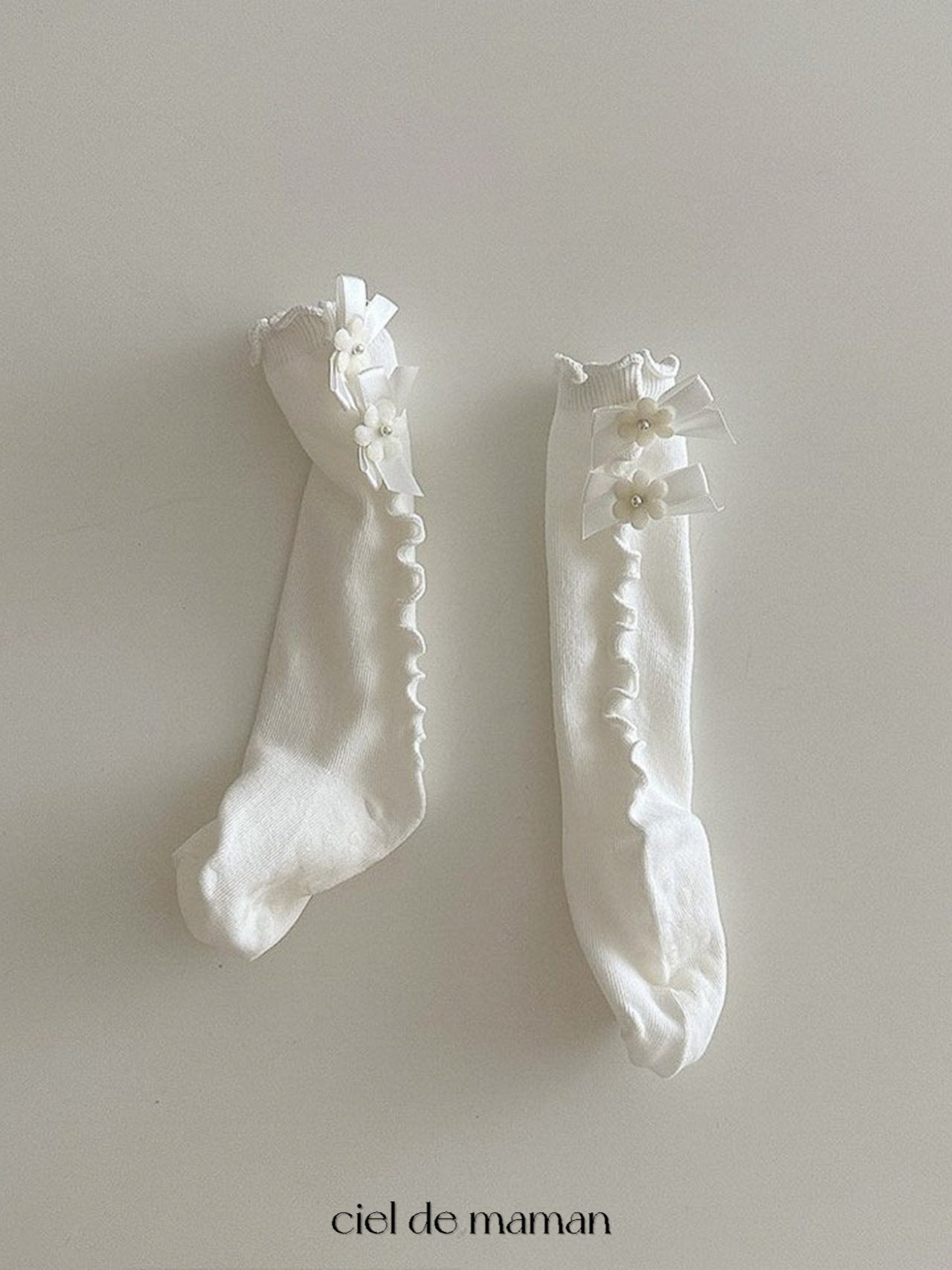 現貨▷ 韓國童裝 25春 | CM25117 FLOWER SOCKS